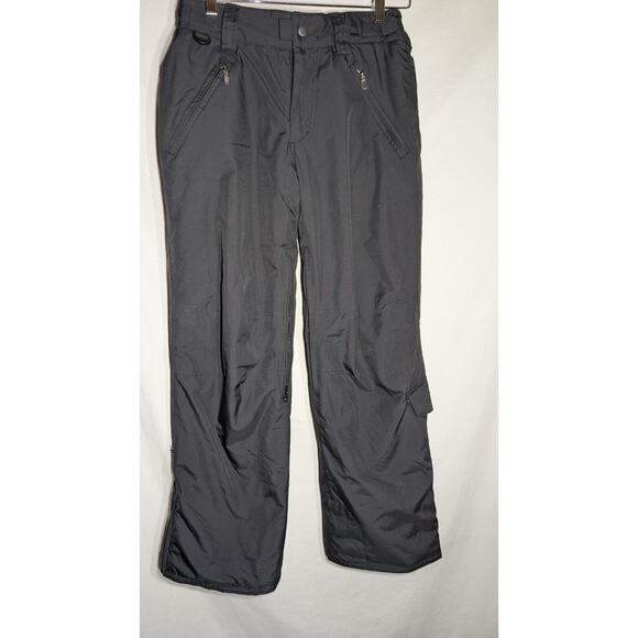 Turbine Boardwear Girls Snowboarding Ski Snow pants Youth Sz Large Cargo Black - Picture 1 of 7